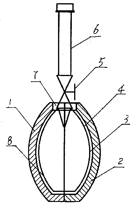 Testis volume measuring meter