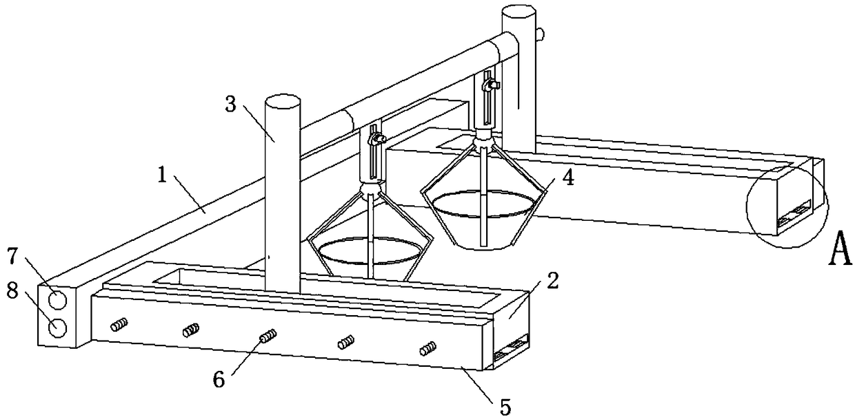 Automatic unloading device for building lift