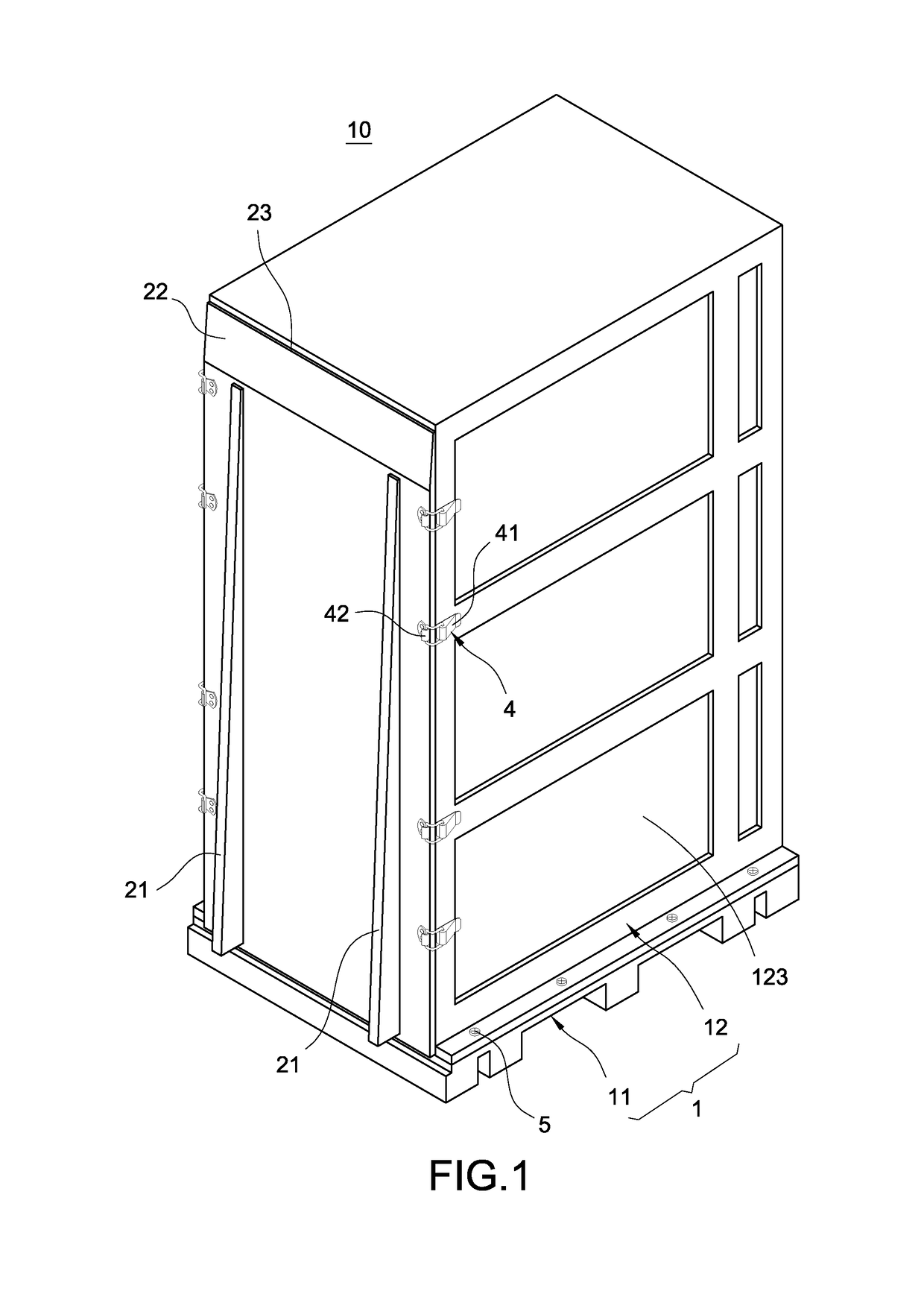 Modular protective housing structure