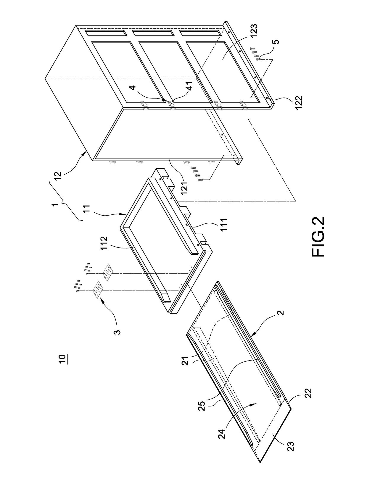 Modular protective housing structure