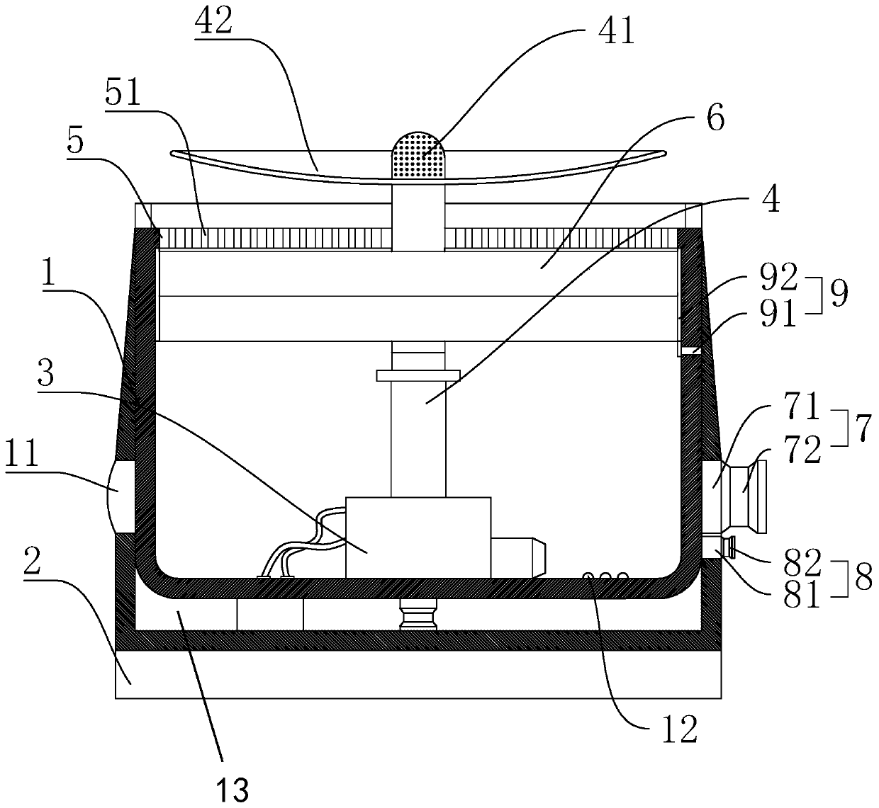 Multi-layer filter core water feeder