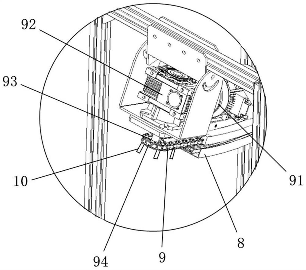 A hanging sorting device