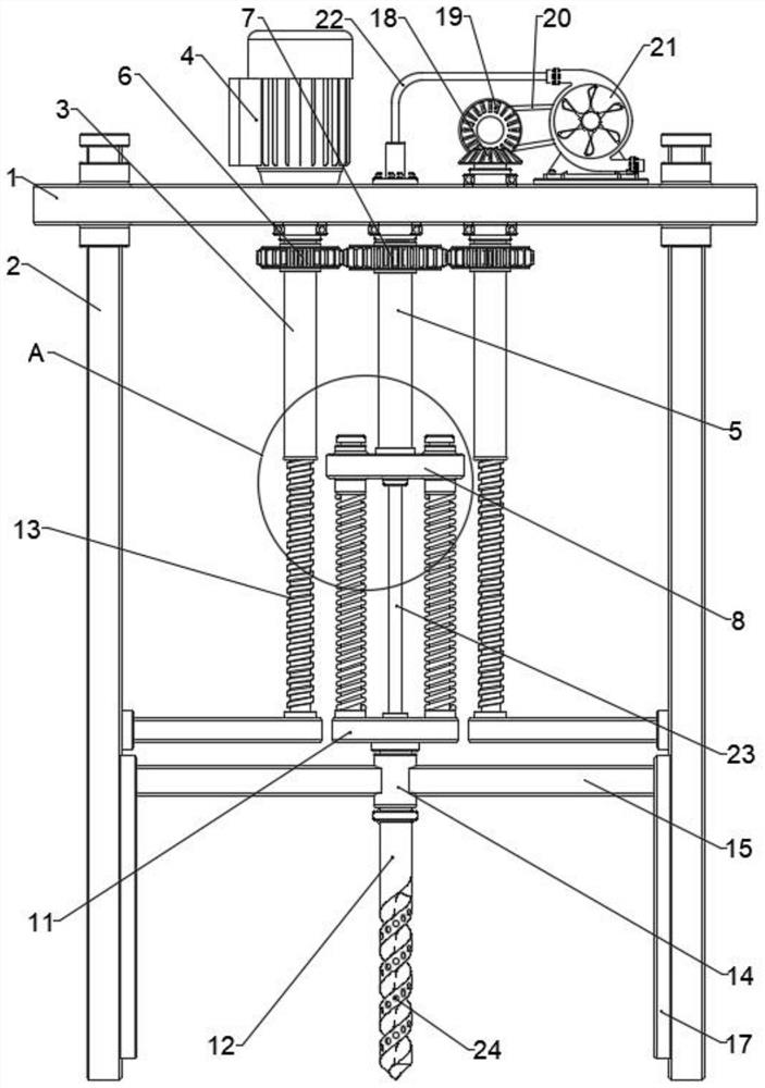 Multifunctional deep geothermal resource drilling and well completion experimental device