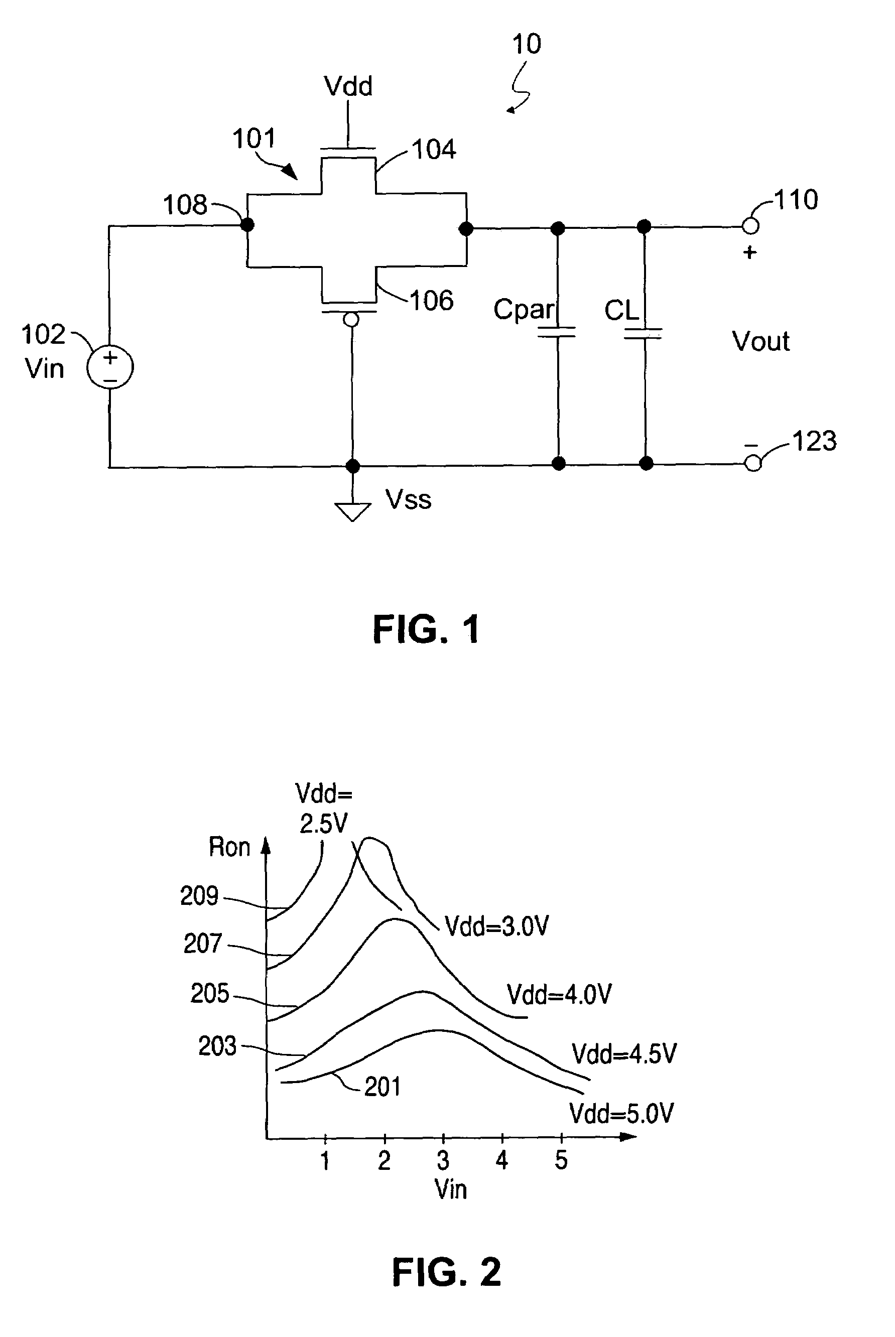 Constant RON switch circuit with low distortion and reduction of pedestal errors