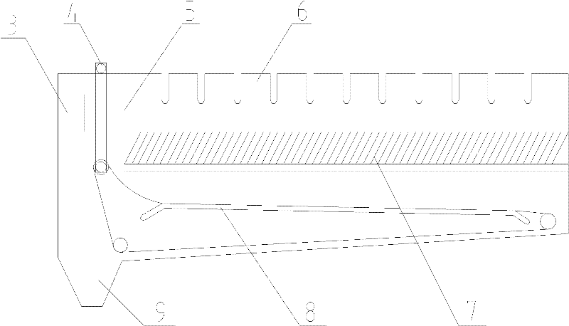 Treatment device and treatment process method for leachate from waste incineration plants