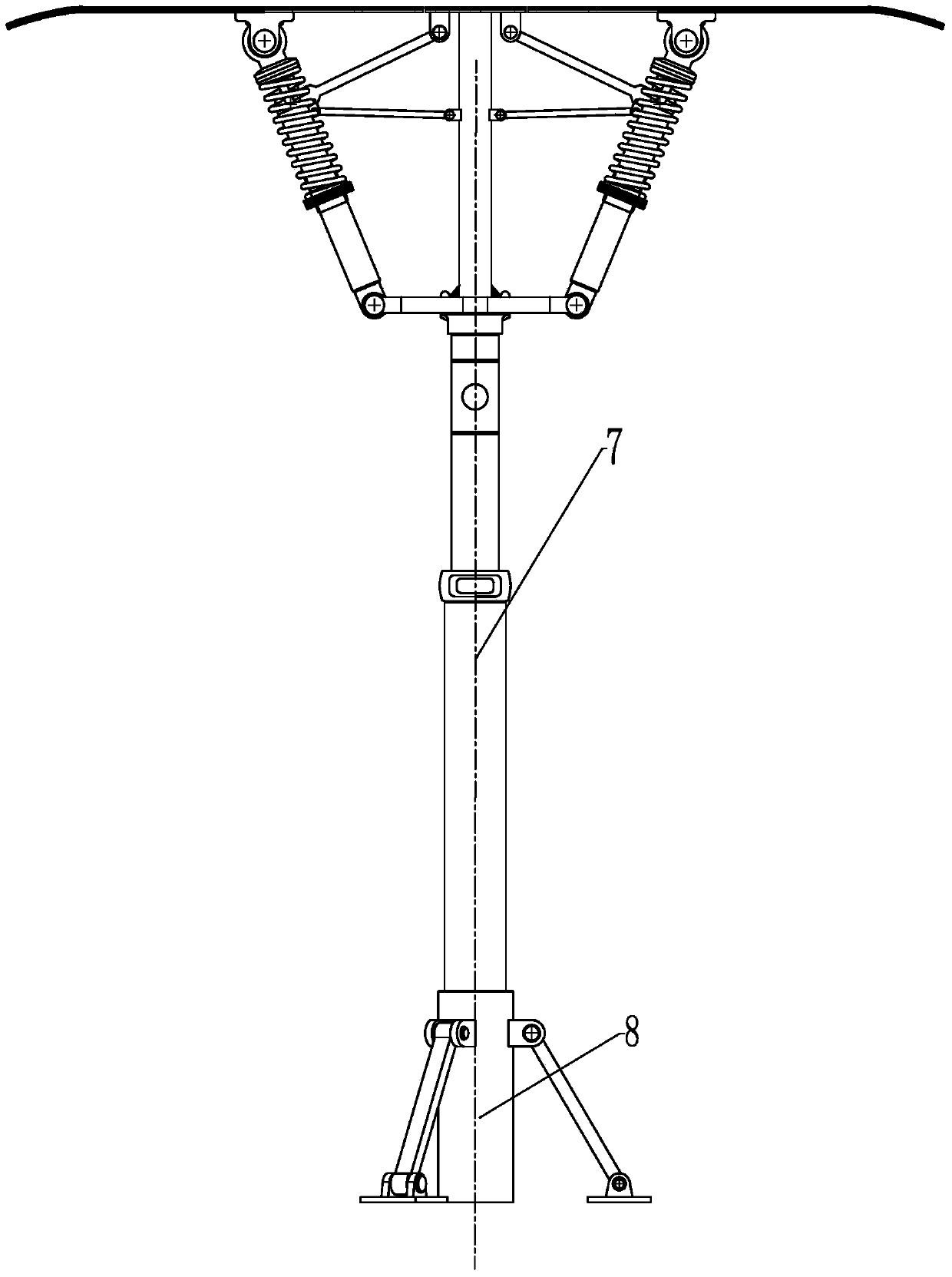 Temporary advanced support device