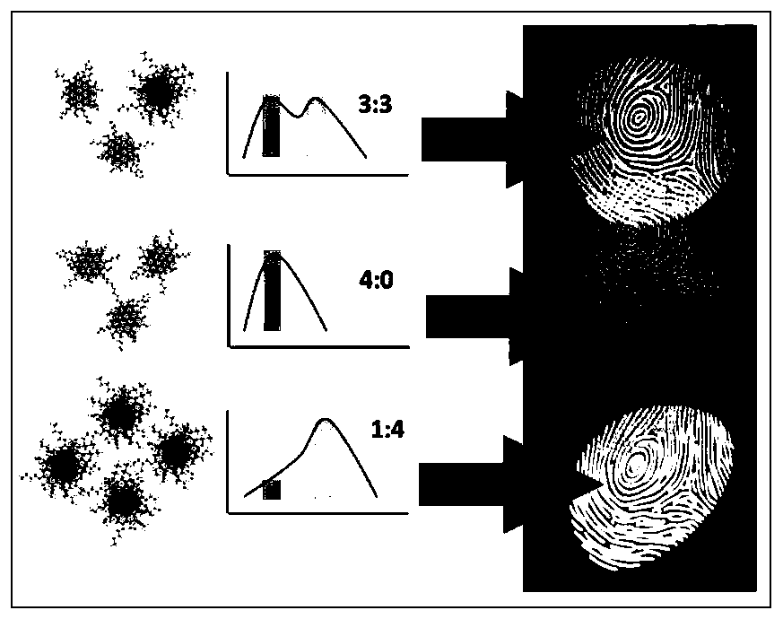 Amphiphilic graphene quantum dot material, preparation method thereof, fluorescent coding anti-counterfeiting ink based on the material and preparation method of the ink