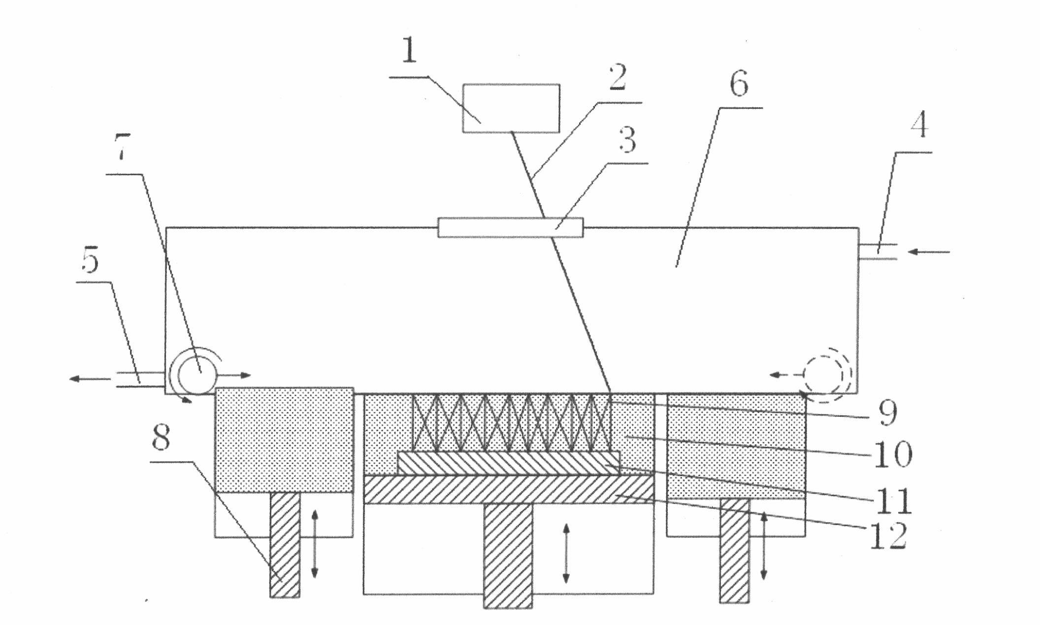 Method for forming refractory metal parts by using laser