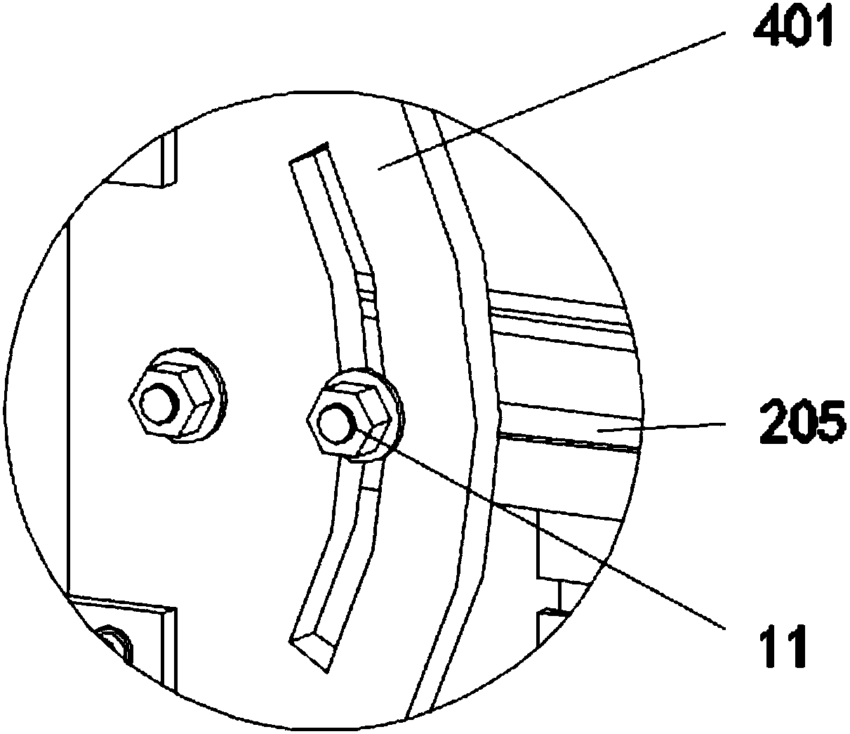 Hardware tool abrasive belt polishing machine