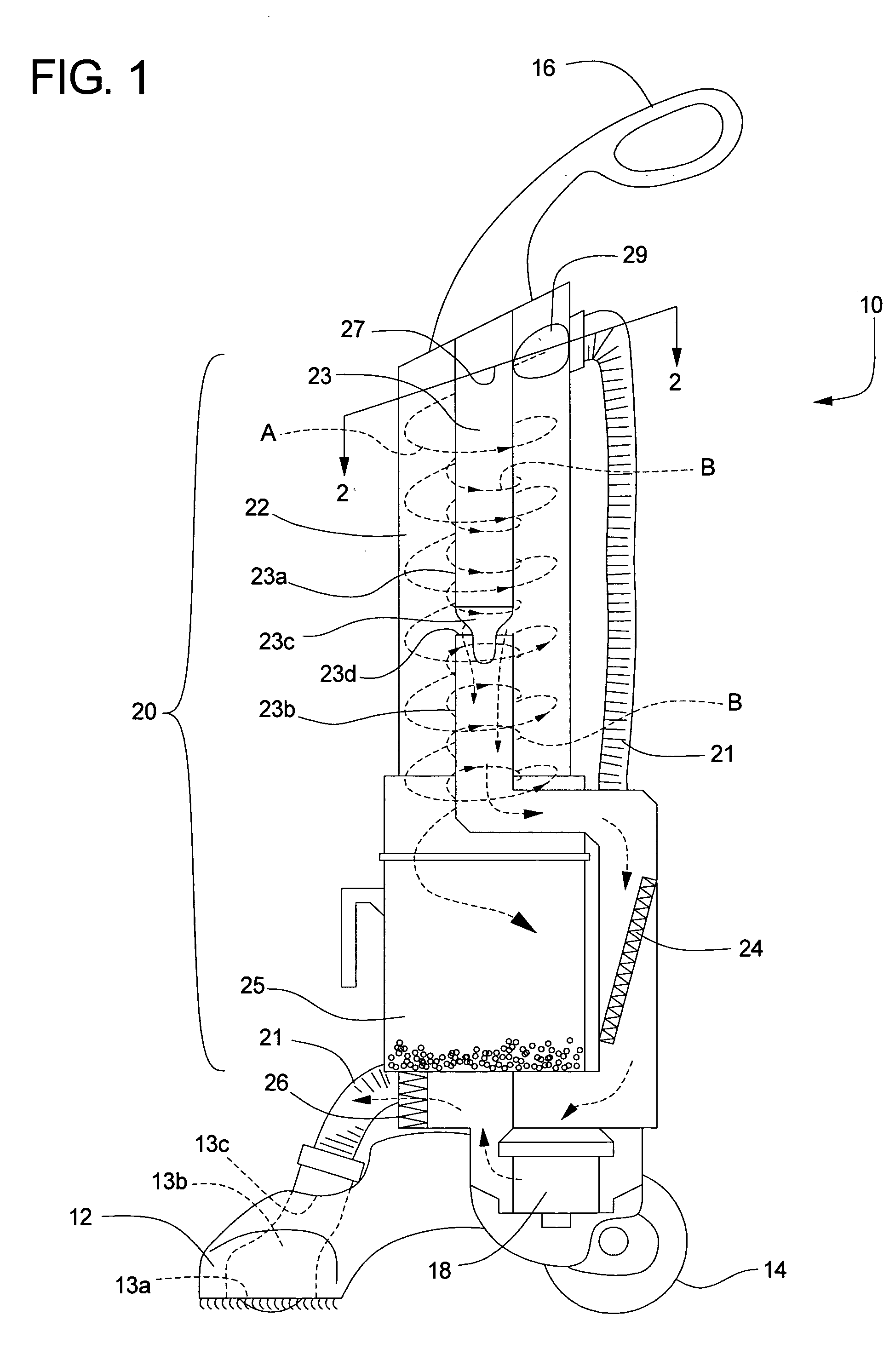 Dust separation system