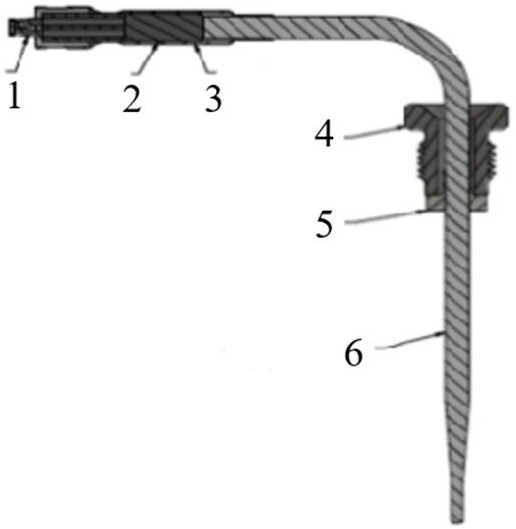 Thermocouple insulating material moisture-absorption-preventing high-temperature sealing material and preparation method thereof