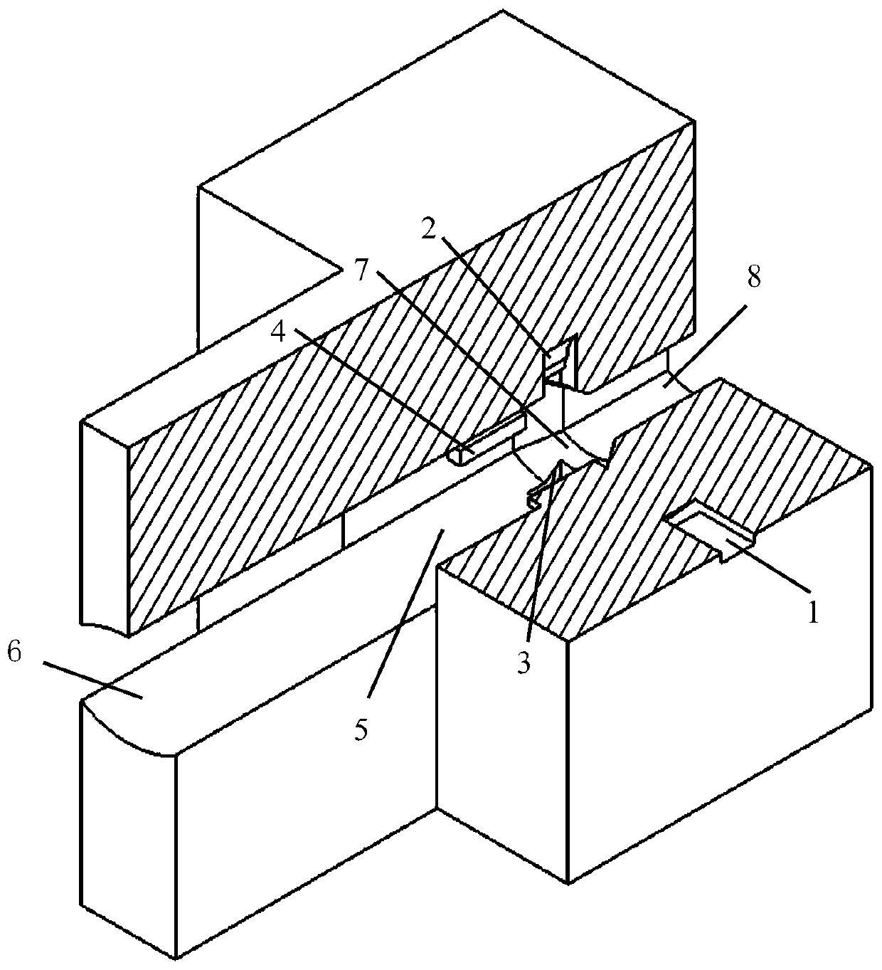 Broadband confocal waveguide excitation device