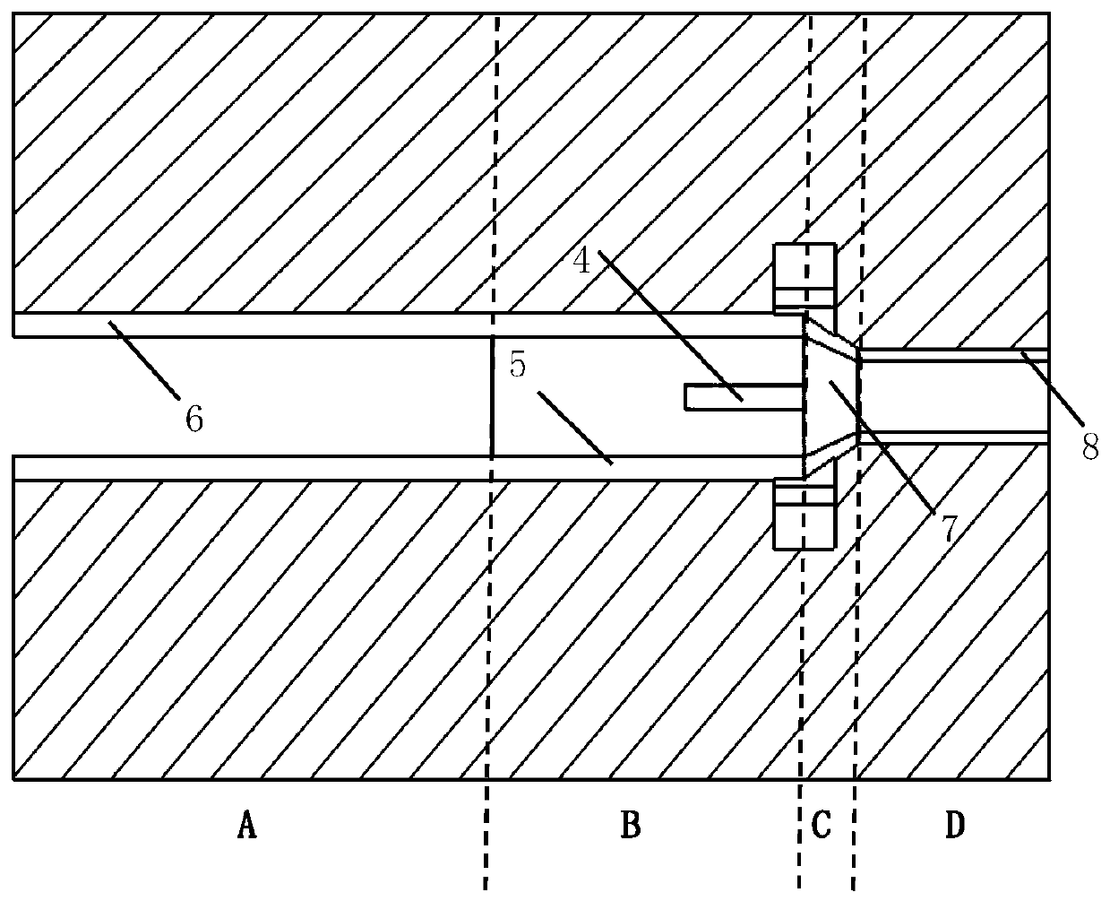 Broadband confocal waveguide excitation device