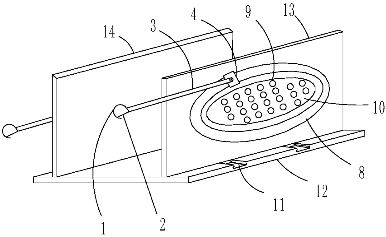 Extracutaneous reduction and fixation device and reduction method for calcaneal fracture