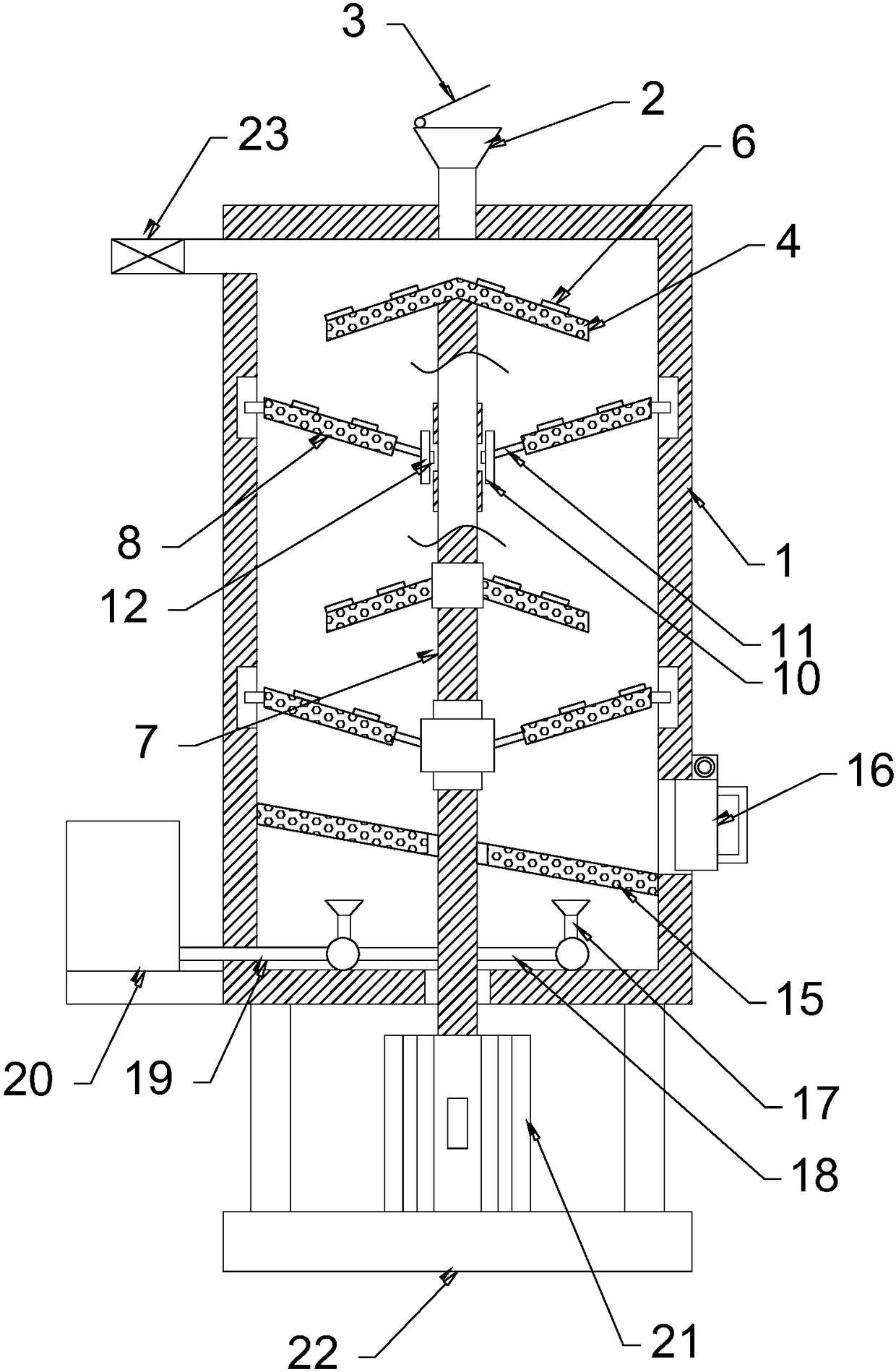 Puer tea drying device