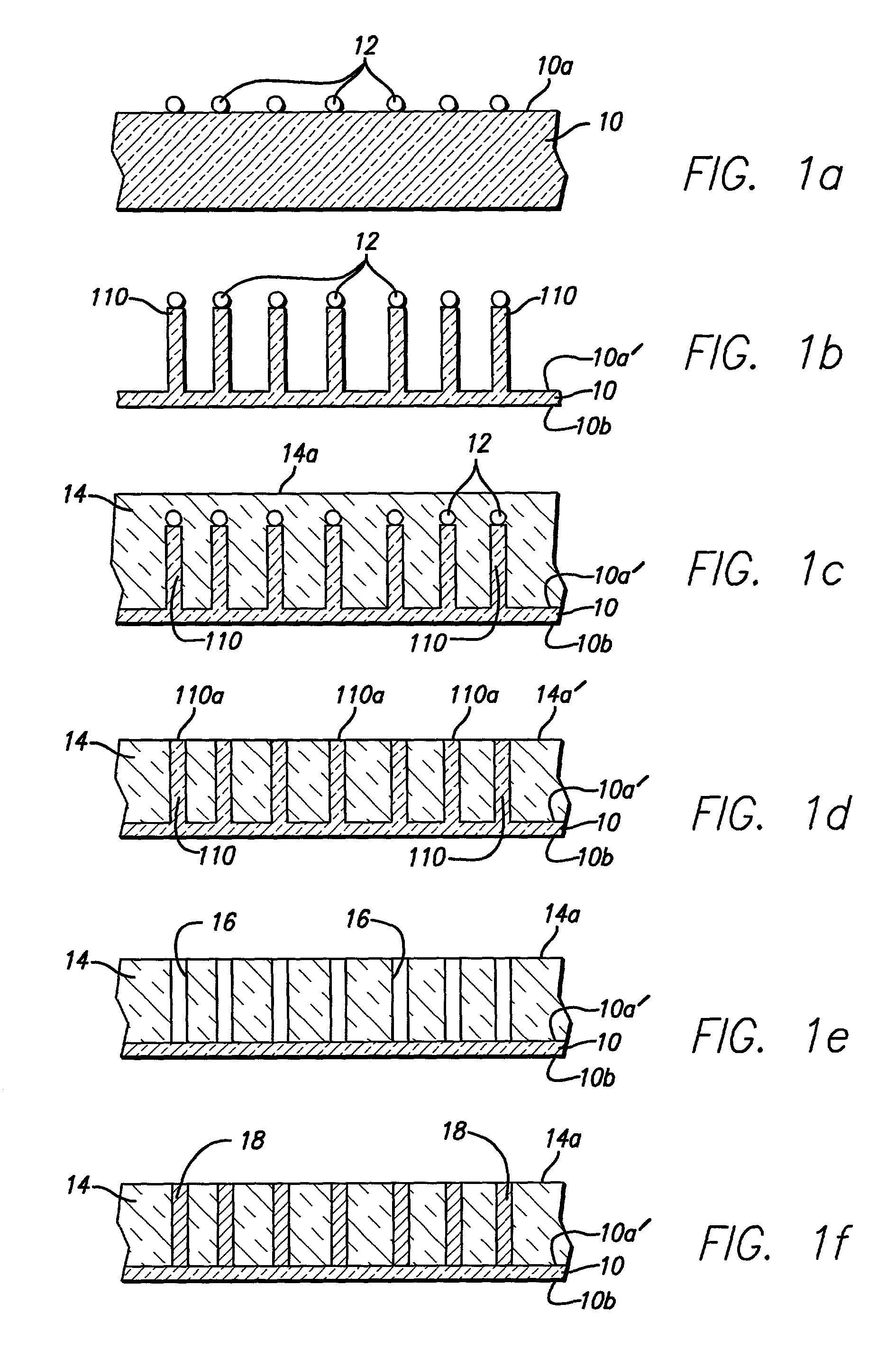 Method of forming one or more nanopores for aligning molecules for molecular electronics