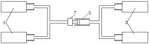 Novel automobile brake device