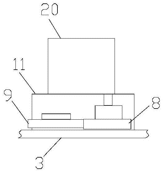 UAV single camera multi-angle shooting support device