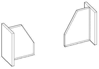 Manufacturing mould for assembly type turnover support and construction method