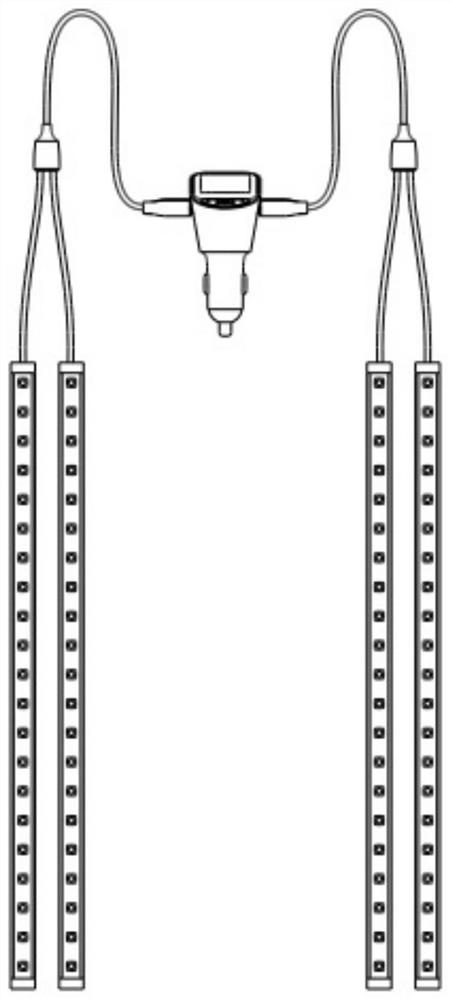 System for separating Bluetooth signal from light control signal and vehicle control system