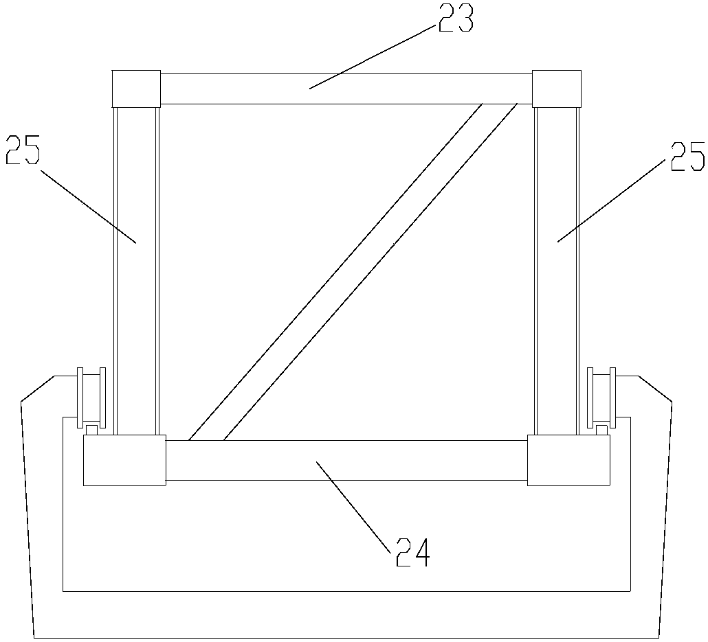 Full truss girder quay crane