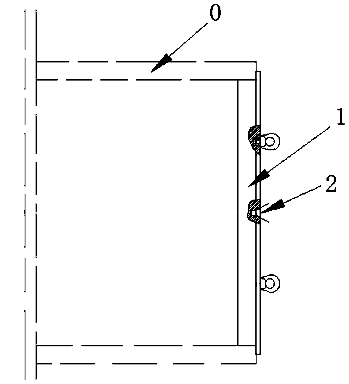 Structure for ensuring requirement for high coaxiality of large-diameter precision pipe body workpiece and method