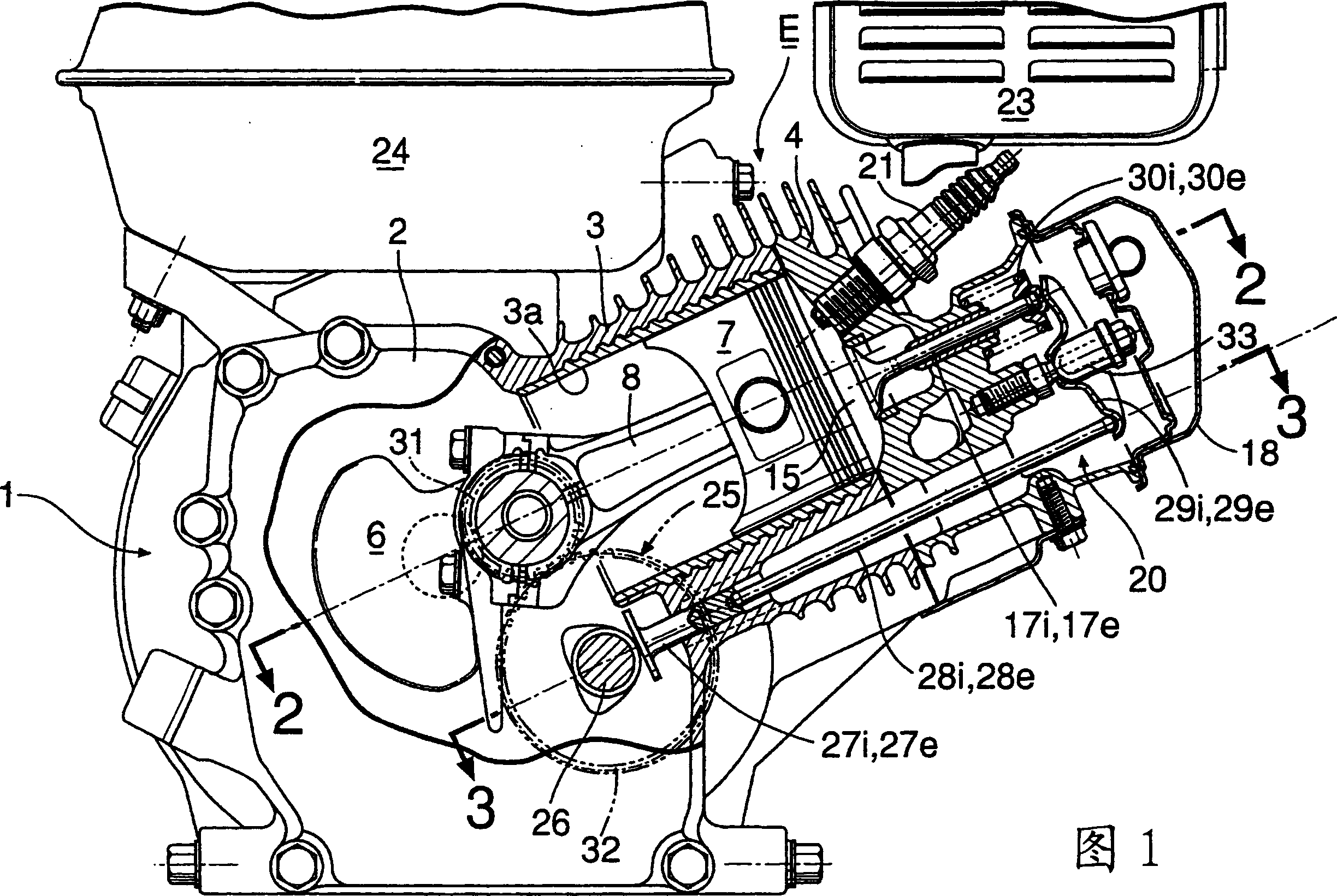 Valve operating system for internal combustion engine