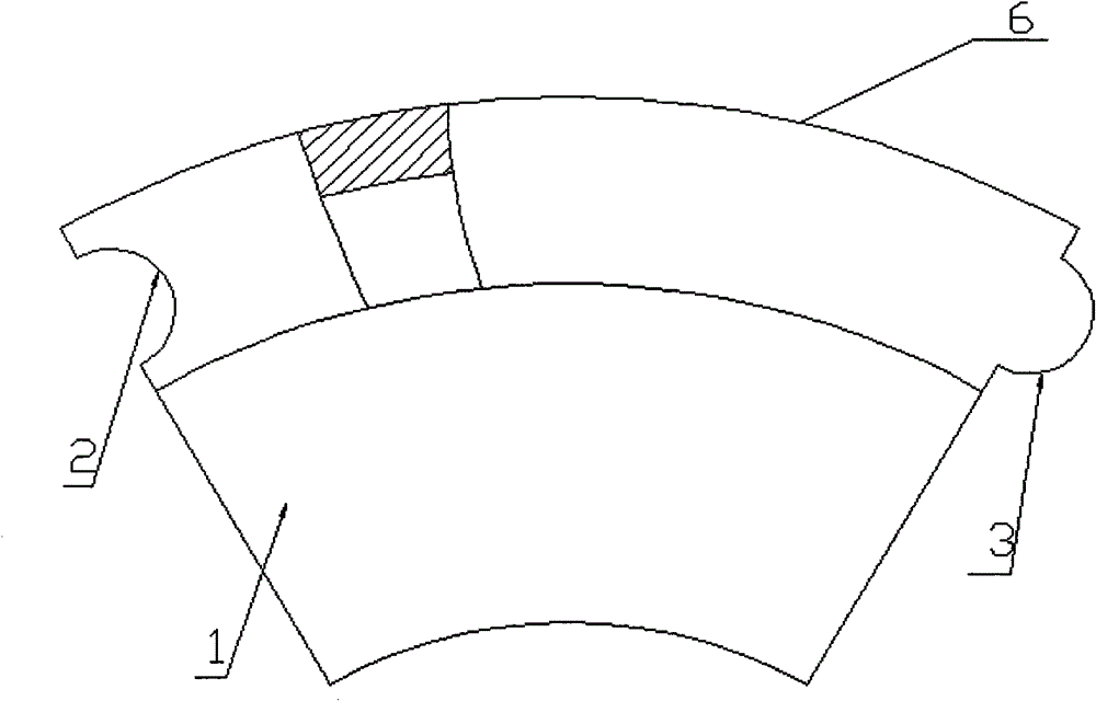 Structure of putting brick of annealing electric furnace