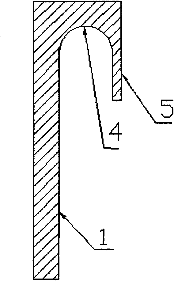 Structure of putting brick of annealing electric furnace