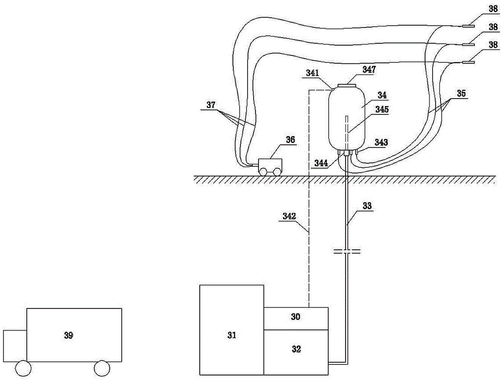 Green construction method of thickened cement ready-mixed mortar