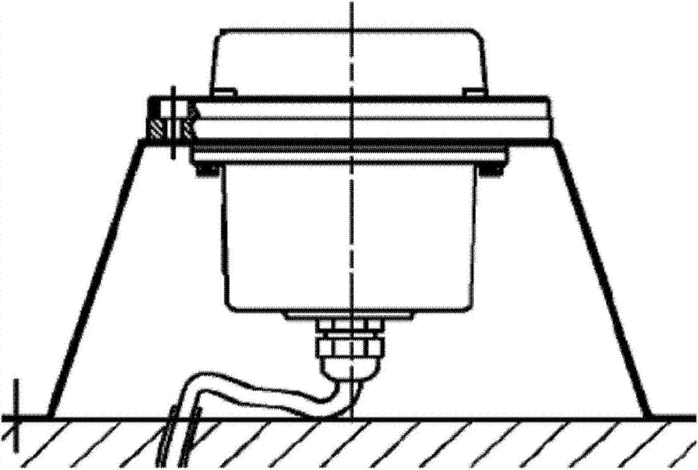 Embedded LED airport boundary lamp