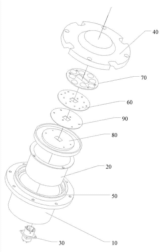 Embedded LED airport boundary lamp