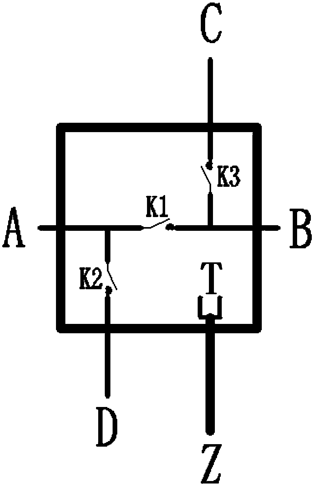 A battery pack application node and matrix battery management system and implementation method