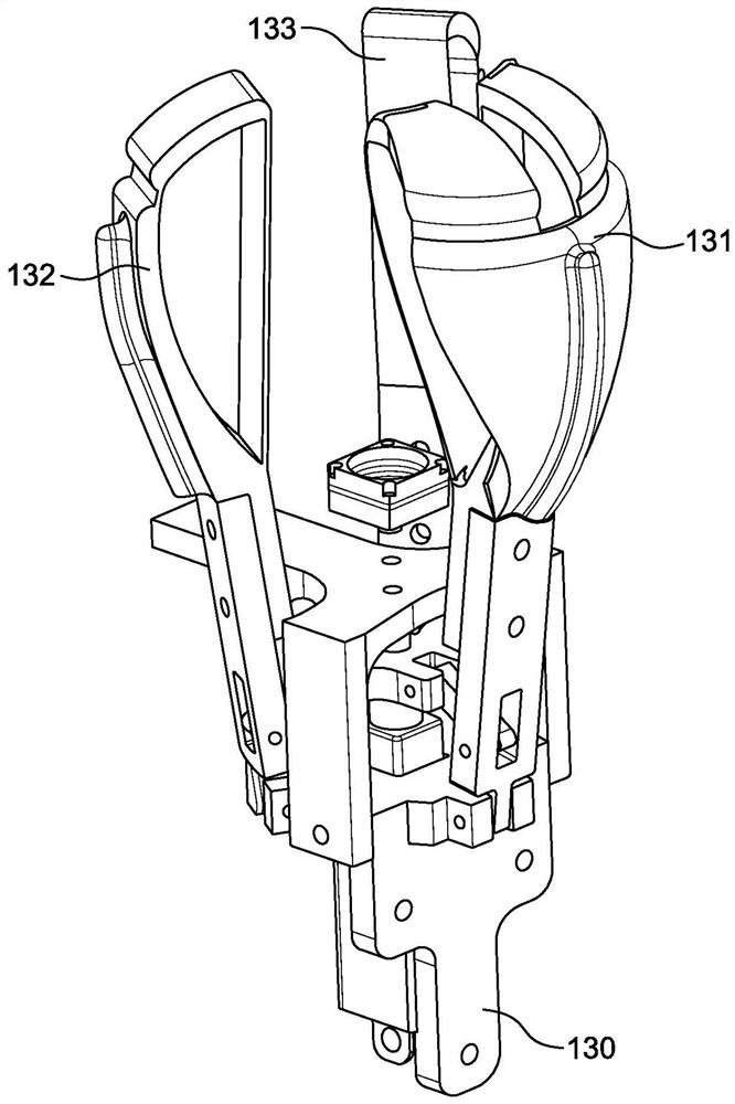 Device for picking fruit with robotic arm