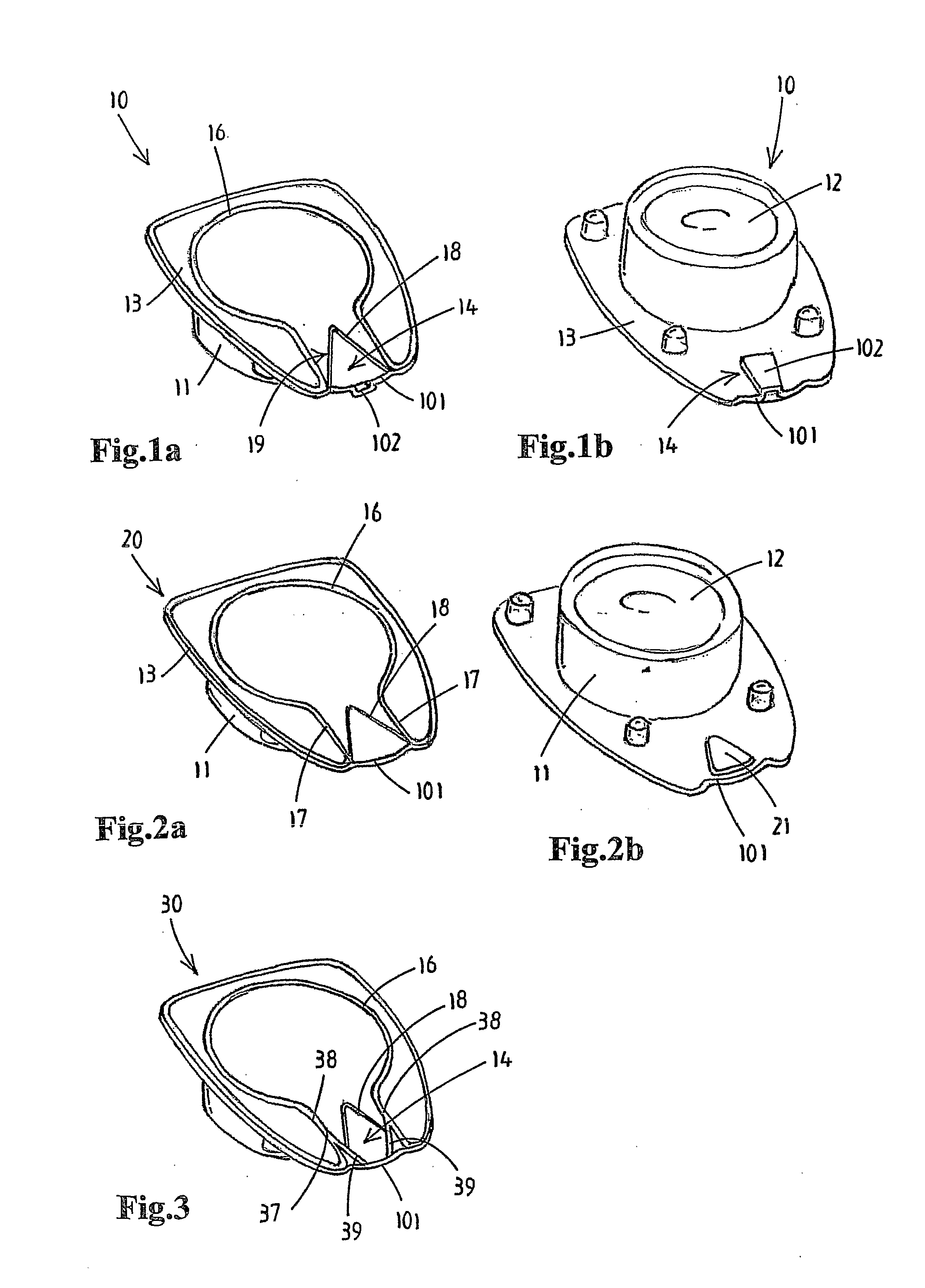 Container for dispensing a substance