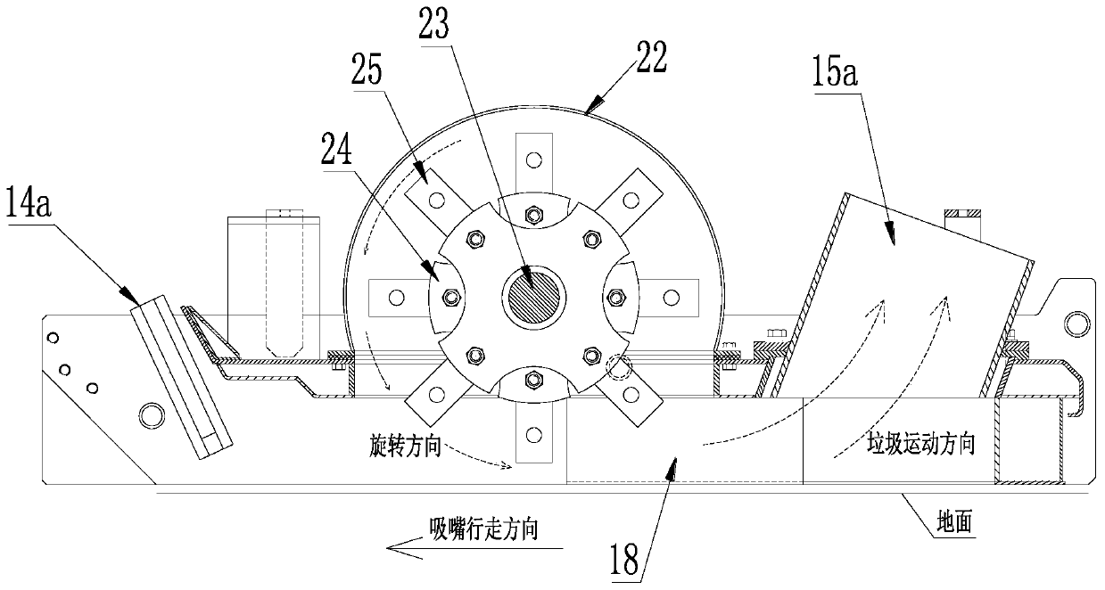 Nozzle devices and road cleaning equipment