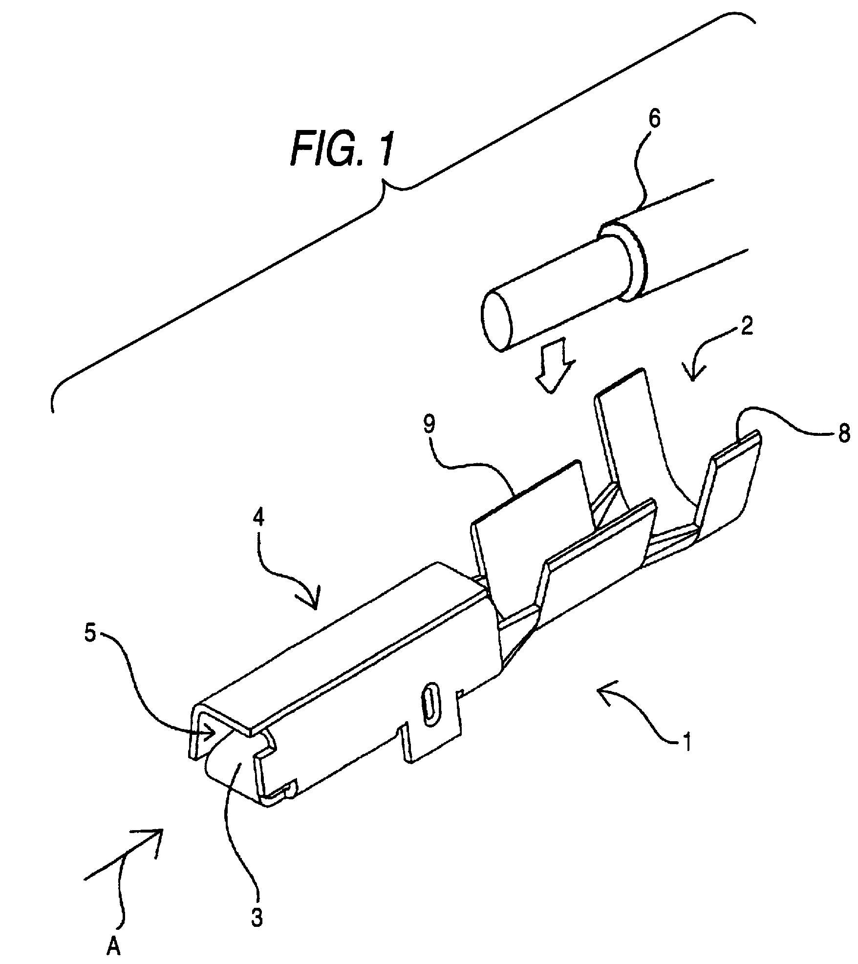 Female terminal and chain terminal thereof