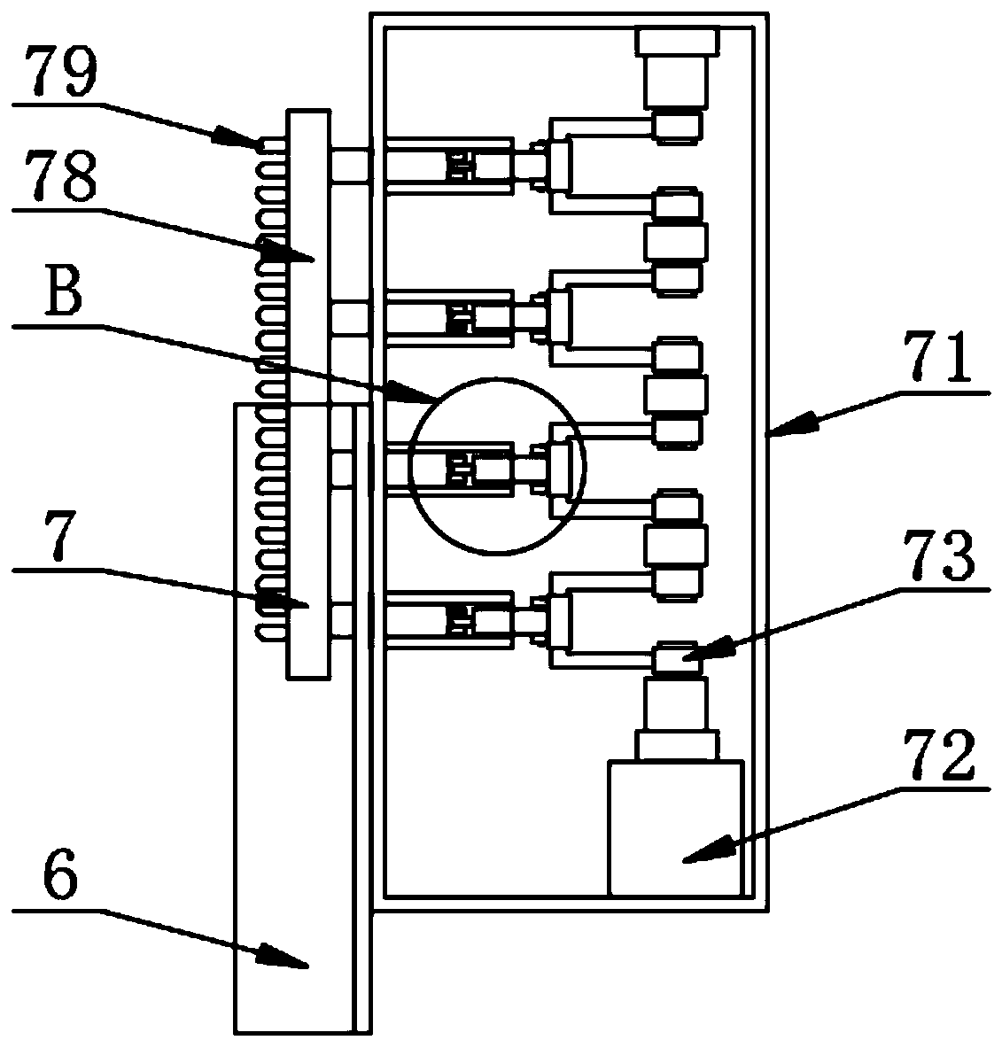 Child hematology department infusion nursing device