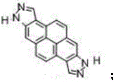 Blue-light semiconductor material containing dipyrazolopyrene, preparation method thereof, and organic light-emitting device made of the material