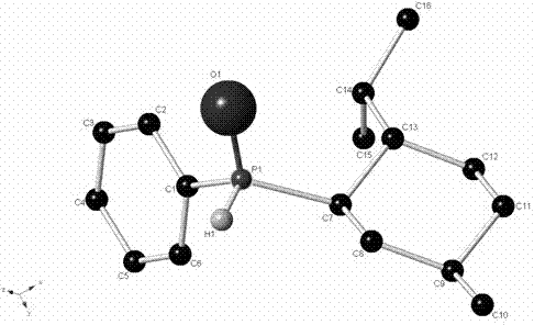 Carbon-phosphorus chiral dialkyl oxygen phosphine and synthesis method thereof