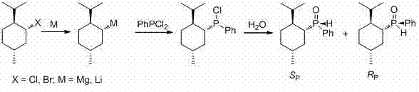 Carbon-phosphorus chiral dialkyl oxygen phosphine and synthesis method thereof