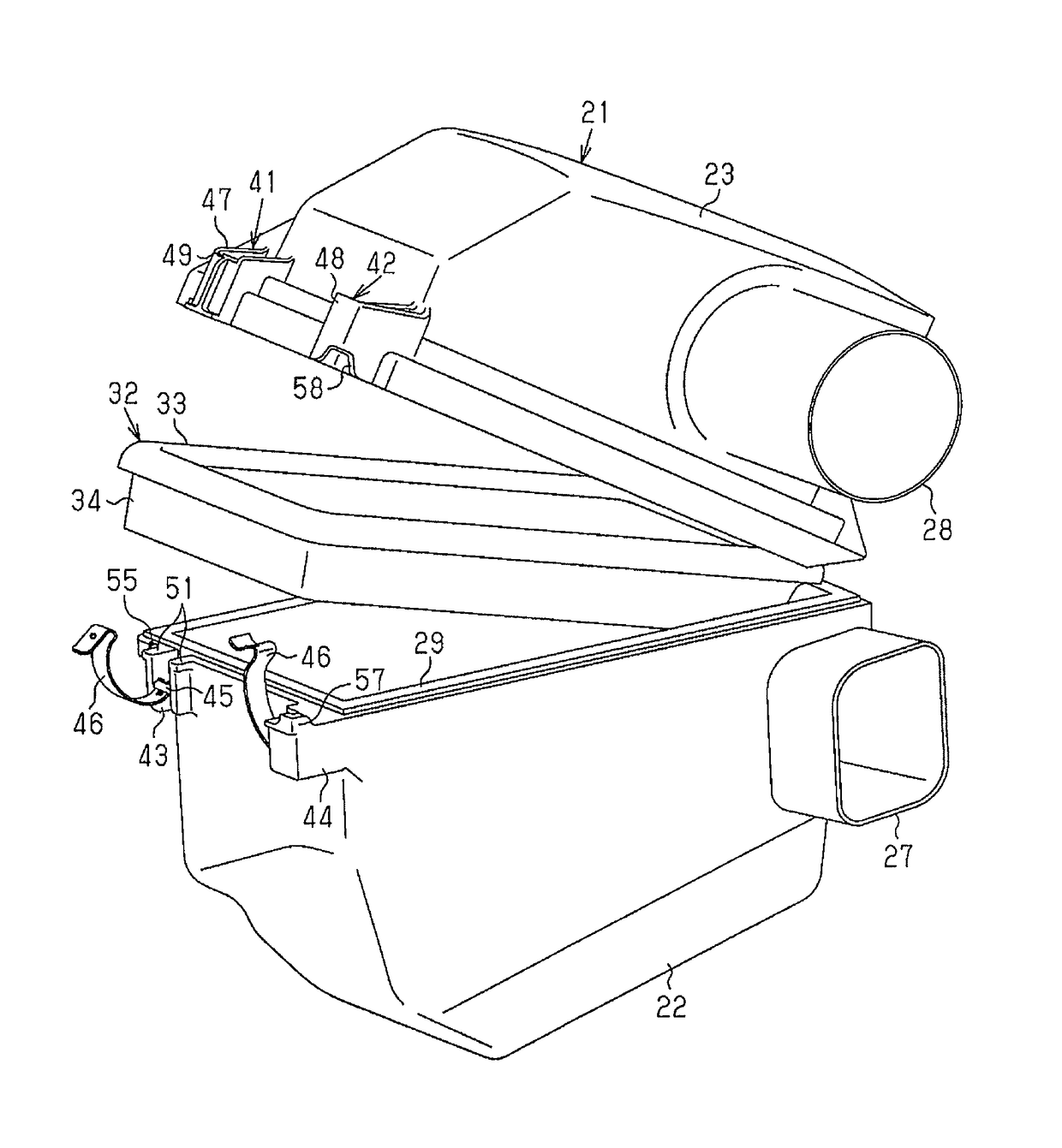 Air cleaner housing