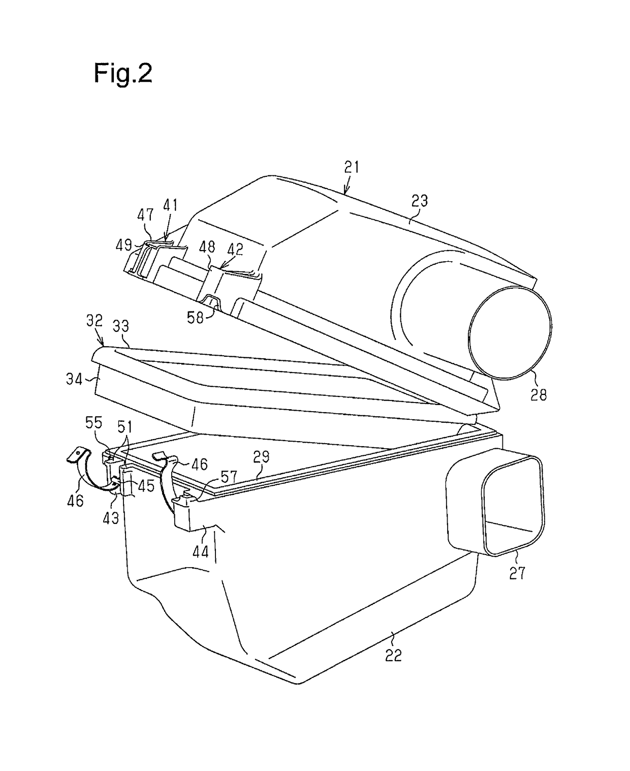 Air cleaner housing