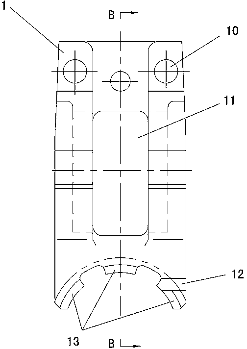 Self-locking cutter quick exchange device