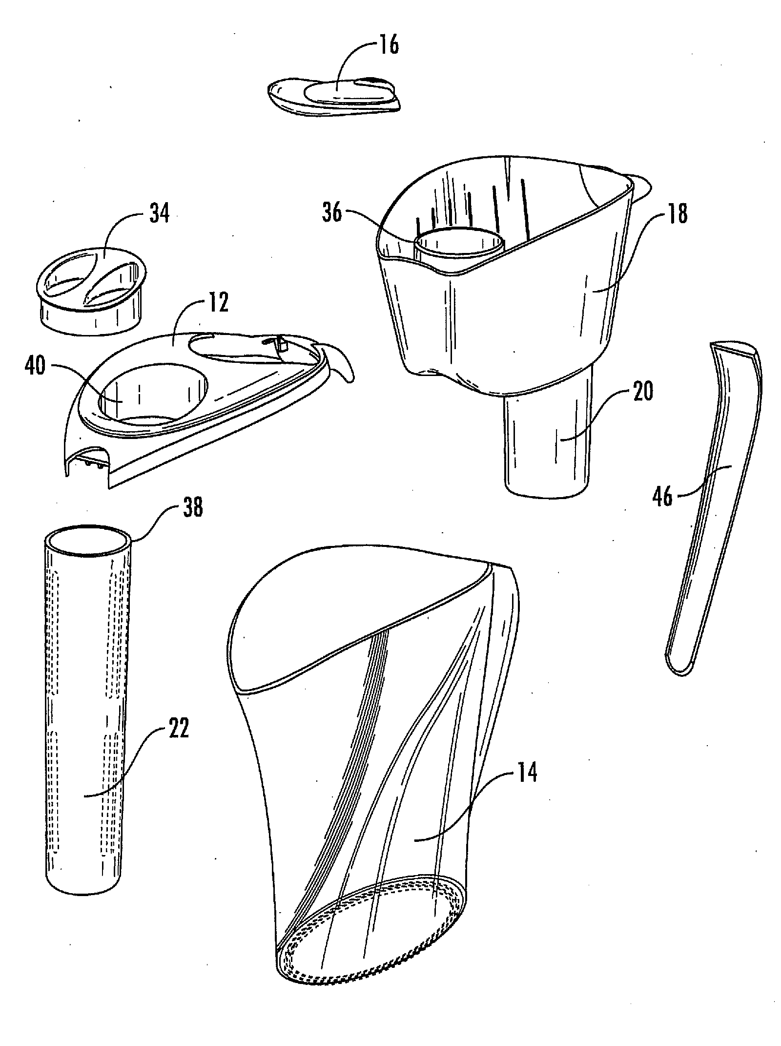 Water purifying and flavor infusion device