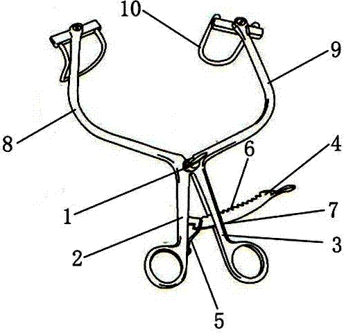 Medical three-blade retractor