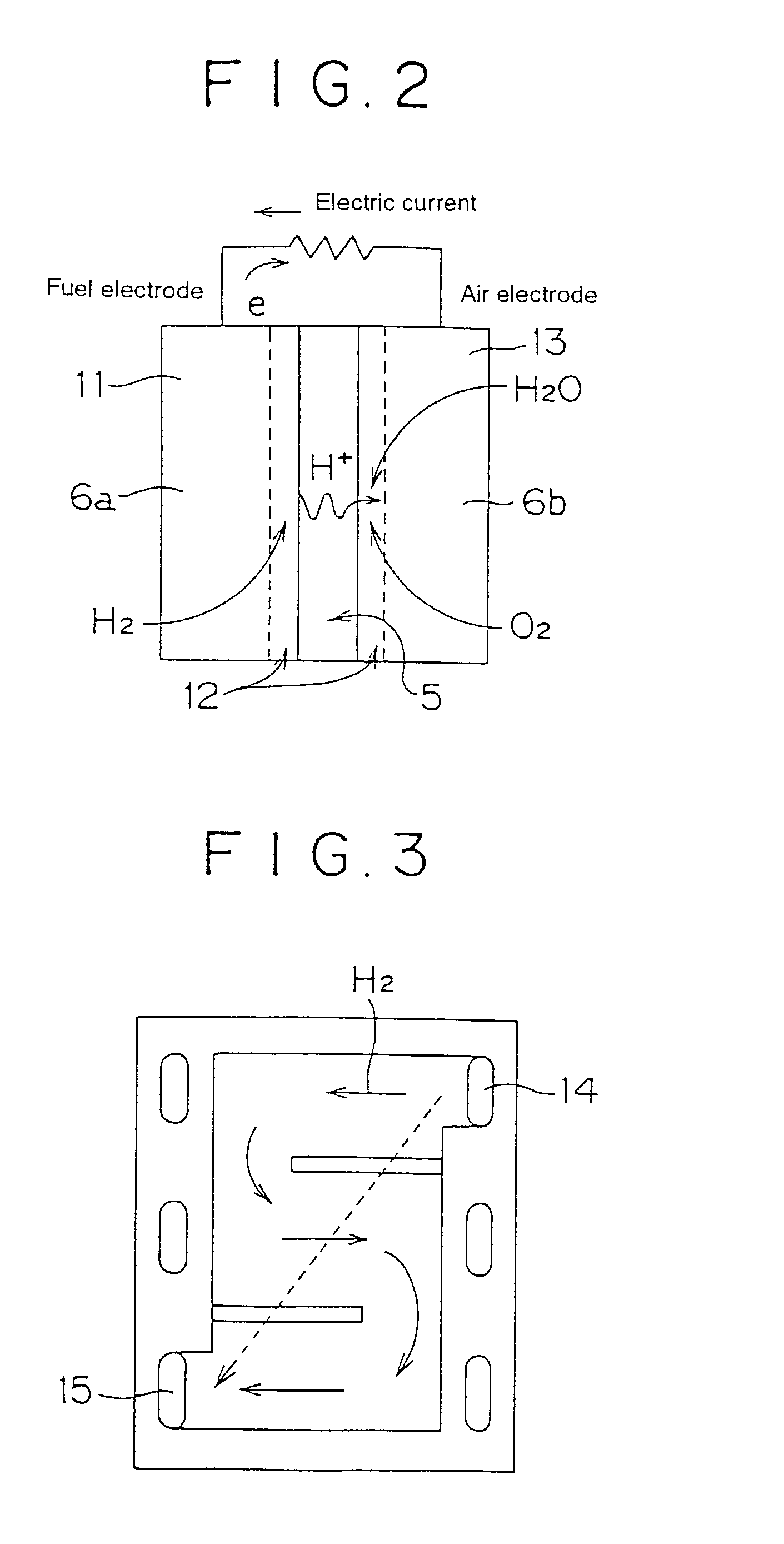 Solid polymer type fuel battery