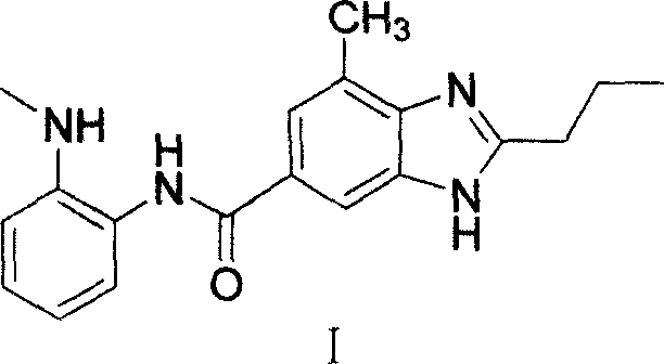 Intermediate of telmisartan, its preparation and use