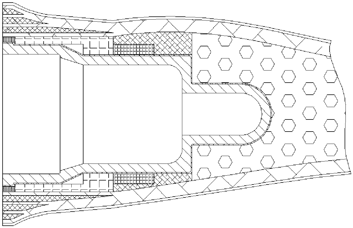 Composite propeller blade and blade root connecting structure