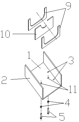 Multi-section universal assembly-type reinforcing device for steel structure and its application method